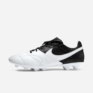 Ghete Fotbal Nike Premier II FG Firm-Ground Dama Albi Negrii Albi | YAKR-90153